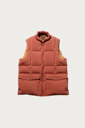 Nylon Down Vest - Orange