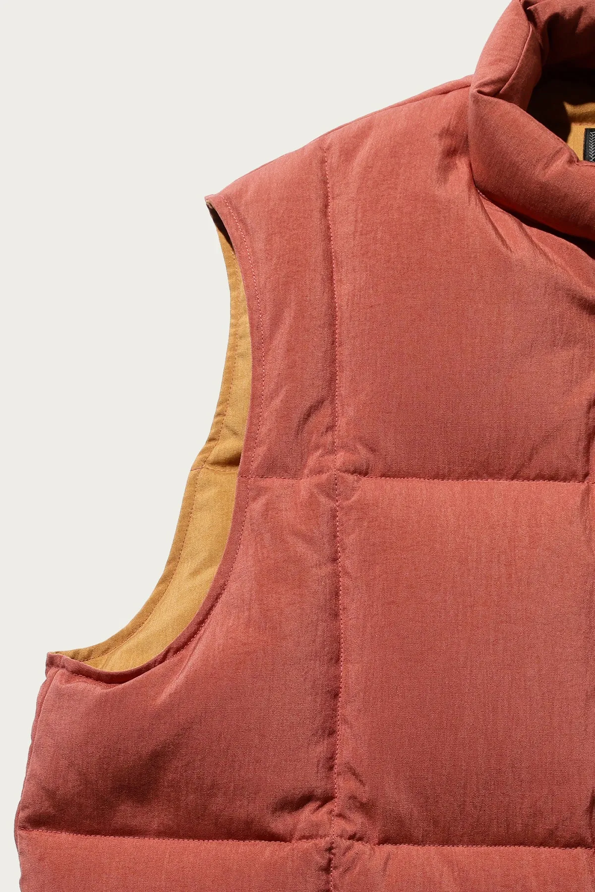 Nylon Down Vest - Orange