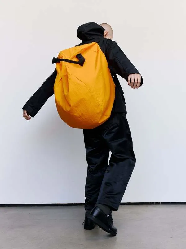 Nylon Oversized Duffle Bag - Neon