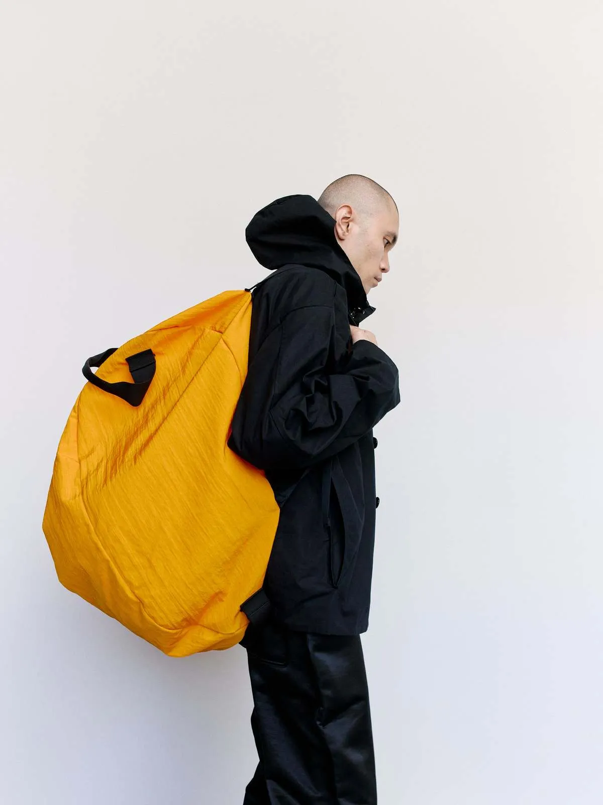 Nylon Oversized Duffle Bag - Neon