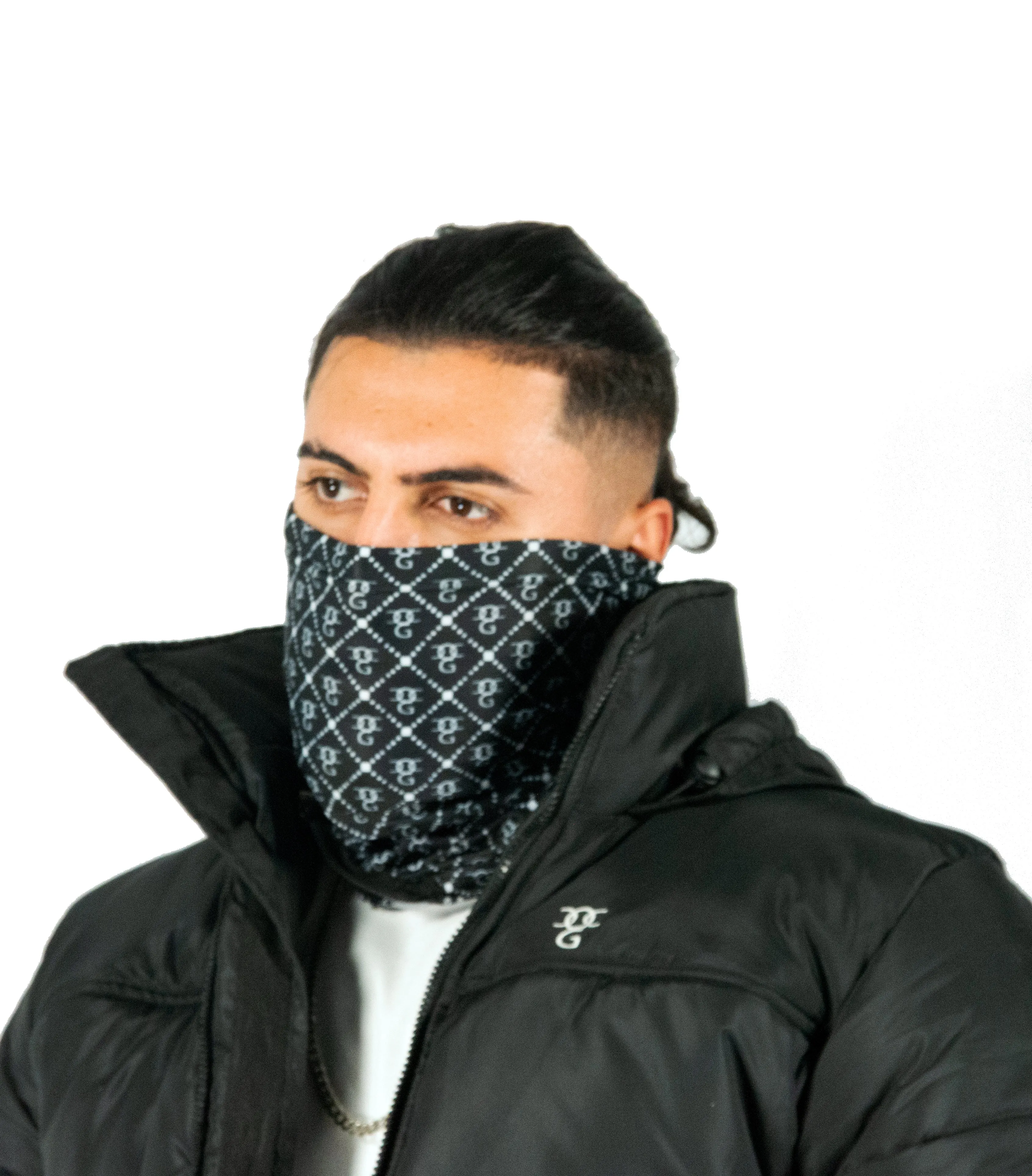 OG DEFENDER Puffer jacket with Detach Mask