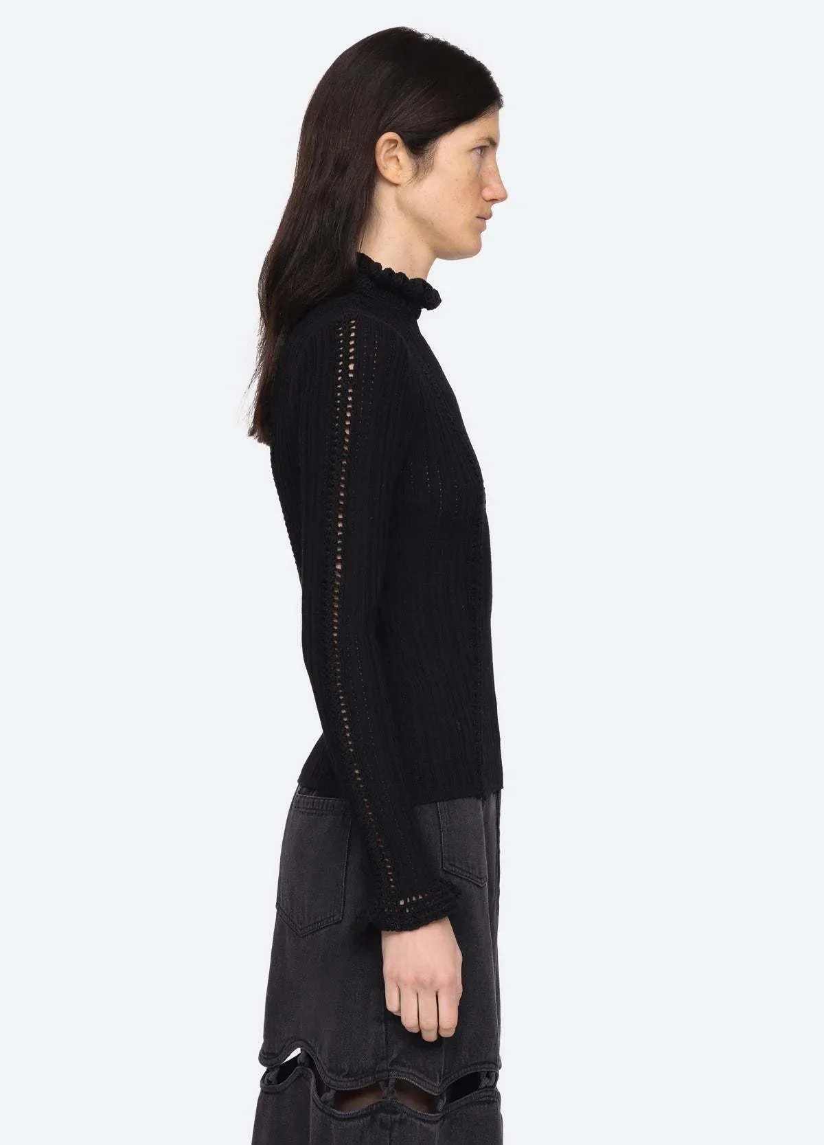 Paco Riva Turtleneck Sweater Top