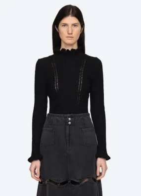 Paco Riva Turtleneck Sweater Top