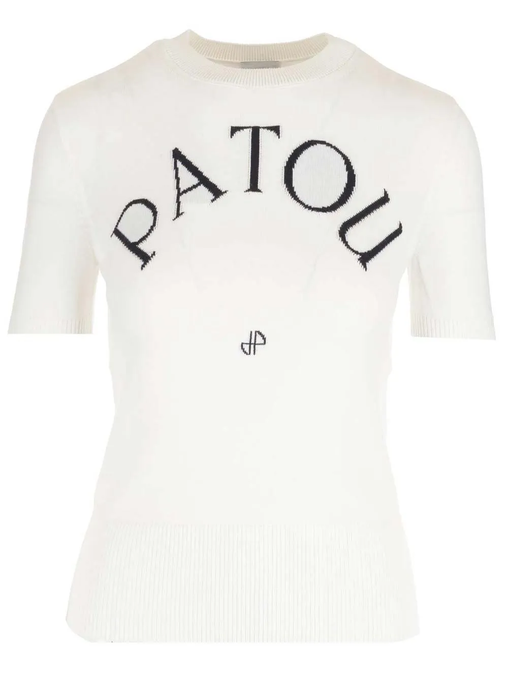 PATOU  |Casual Style Rib Blended Fabrics Street Style U-Neck Plain