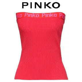 PINKO  |Casual Style Sleeveless Plain Tanks & Camisoles