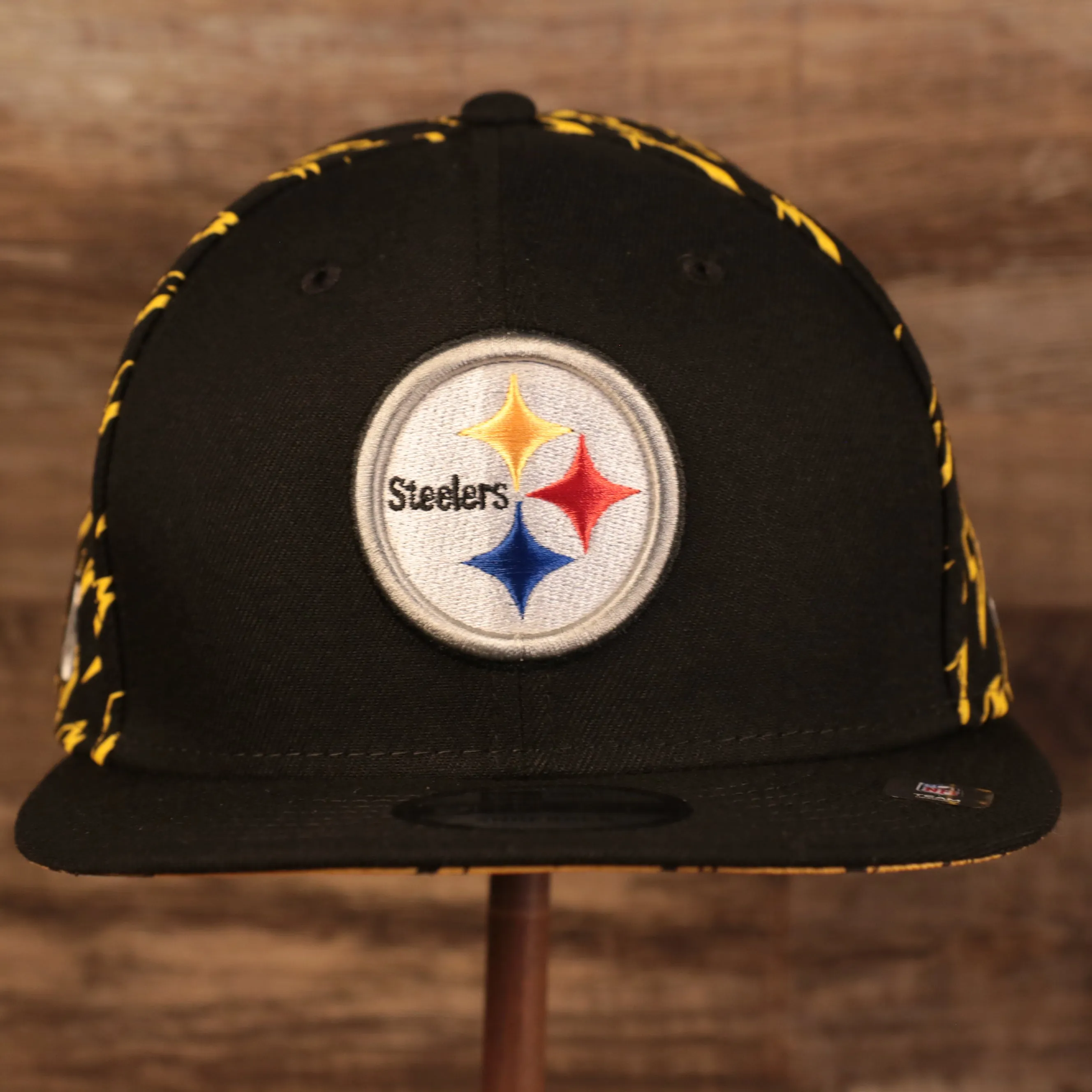 Pittsburgh Steelers x Gatorade Black 9Fifty Yellow Bottom Snapback