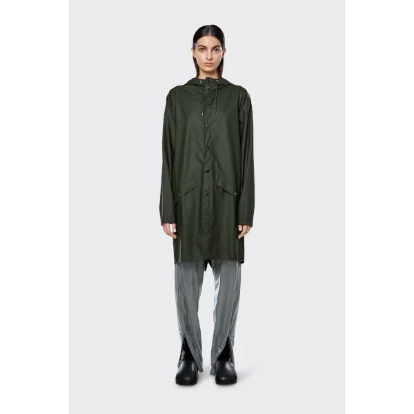 Rains Long Jacket (green)