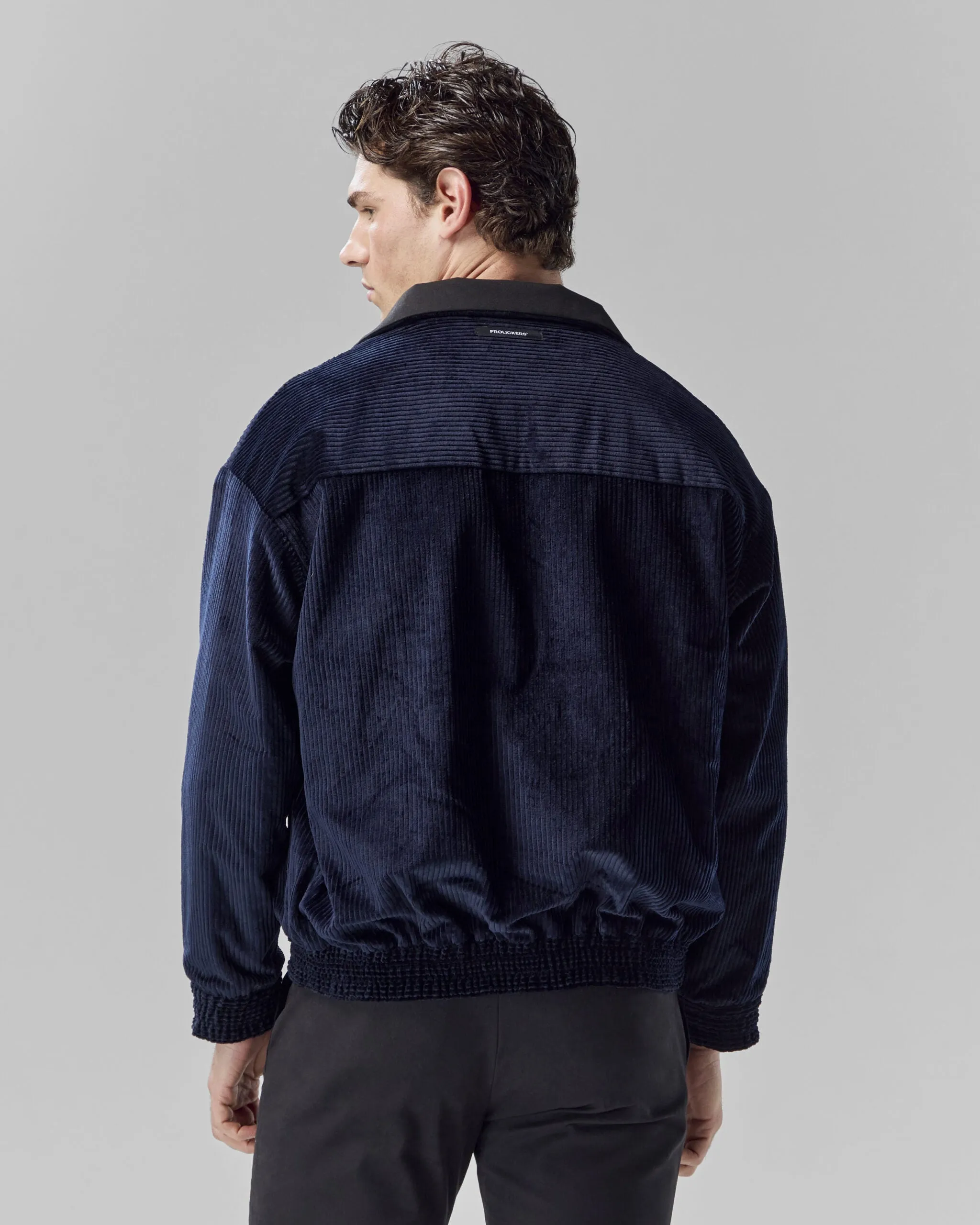 Reversible Corduroy Jacket | Black / Navy