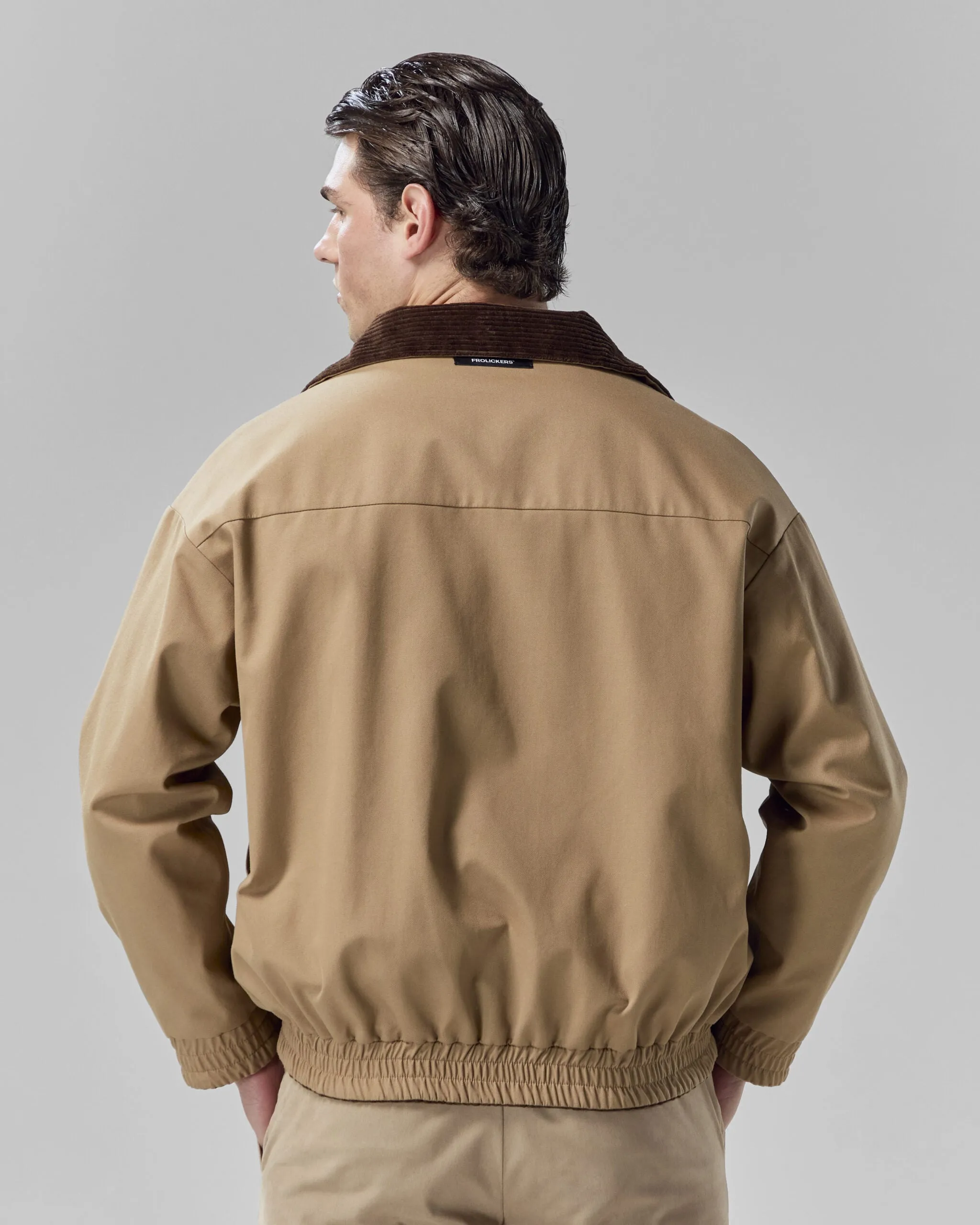 Reversible Corduroy Jacket | Tan / Espresso