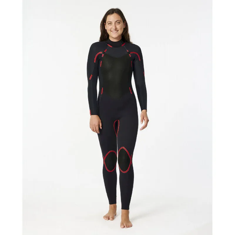 Rip Curl  Women Freelite 4/3 mm Back Zip Wetsuit - Mute da surf - Donna