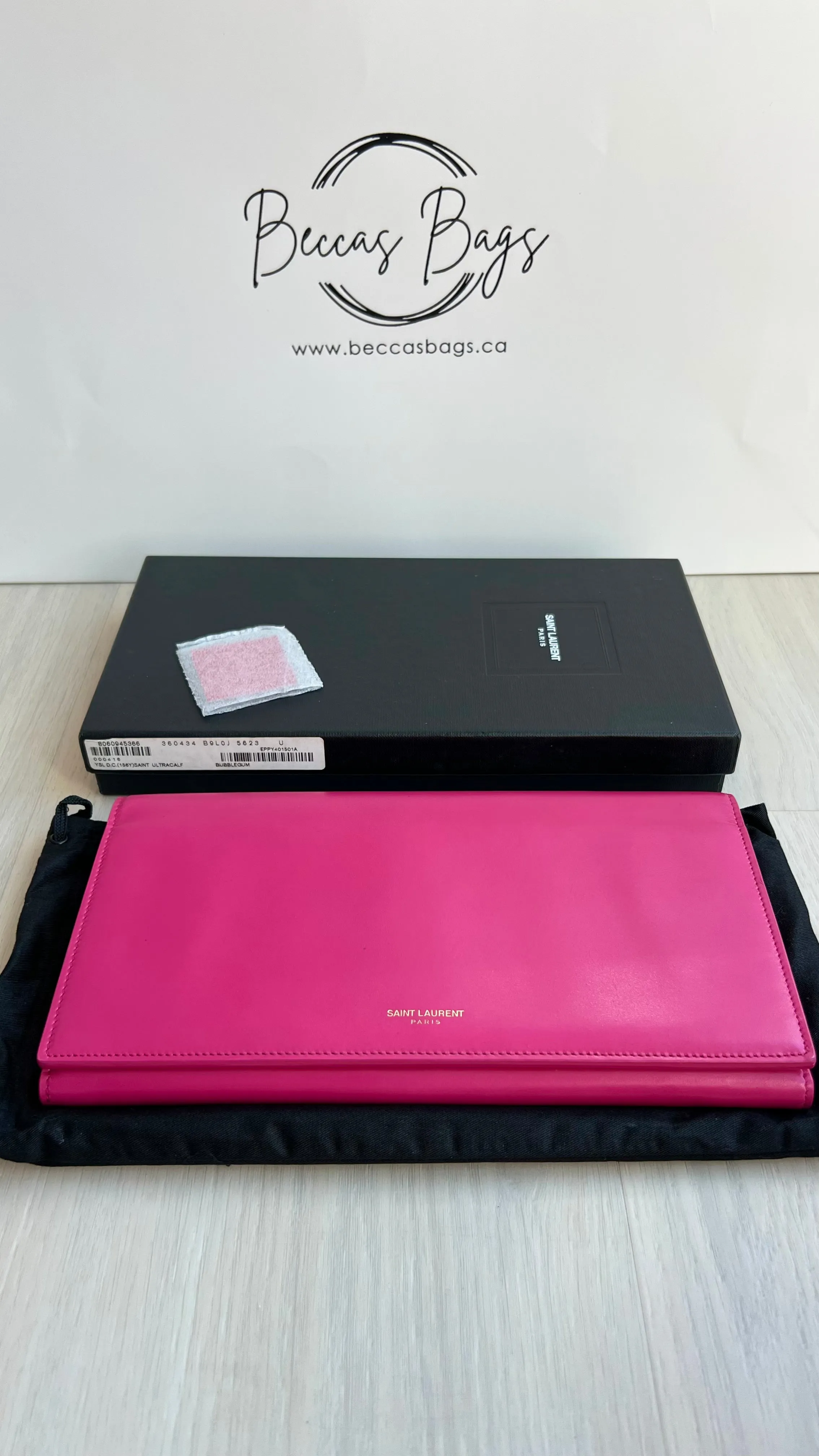 Saint Laurent Marquage Large Wallet