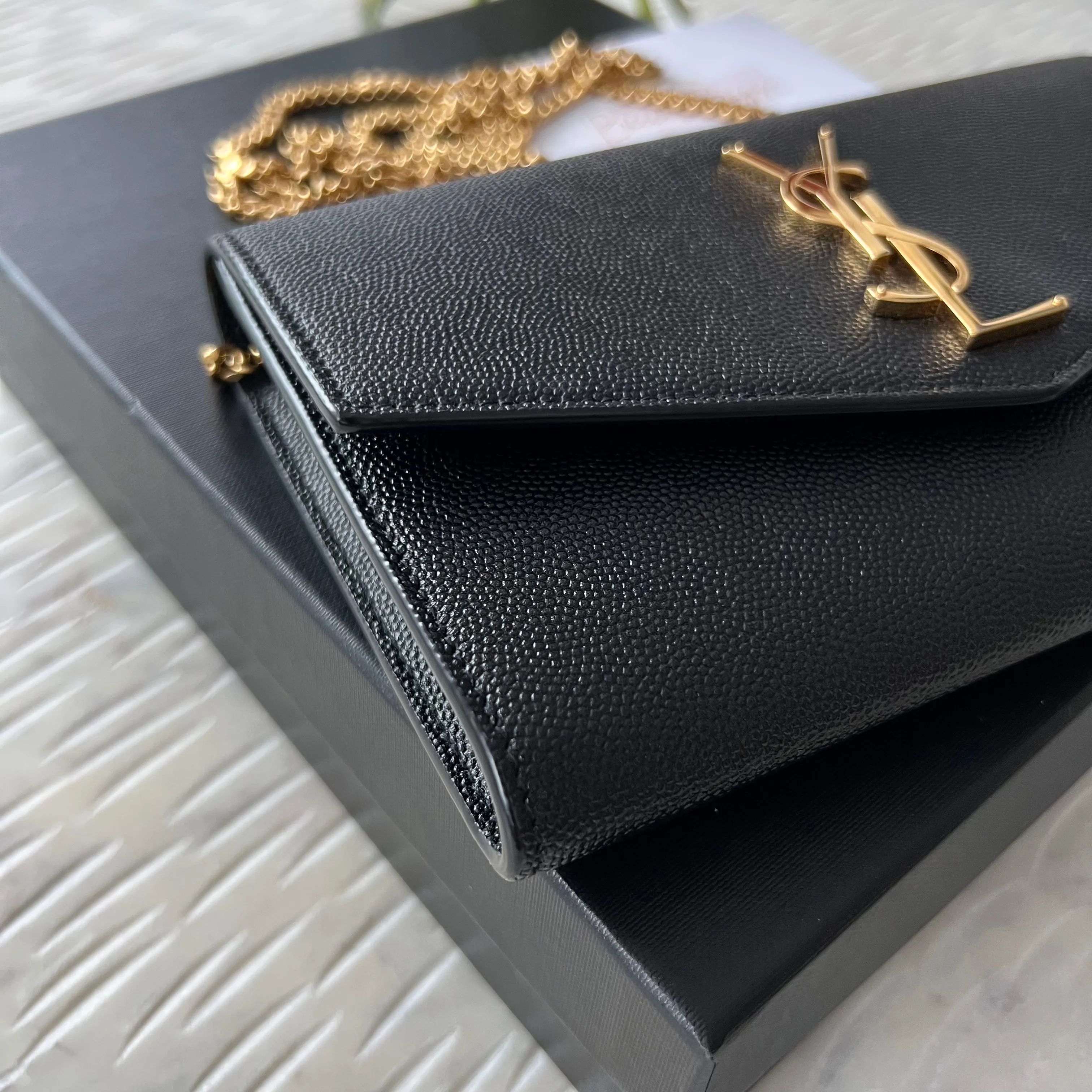 Saint Laurent Uptown Chain Wallet