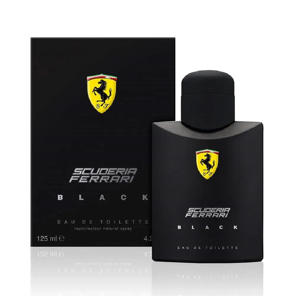 Scuderia Ferrari Black EDT Perfume Set for Men (125 ml x 2)