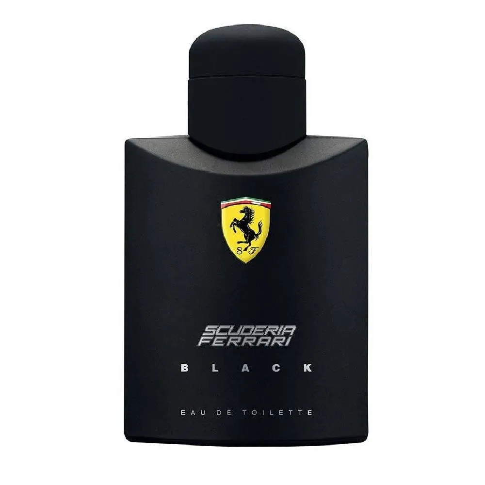 Scuderia Ferrari Black EDT Perfume Set for Men (125 ml x 2)