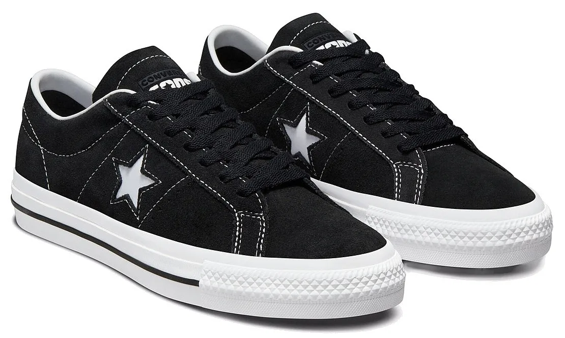 shoes Converse Cons One Star Pro Suede OX - 171327/Black/Black/White