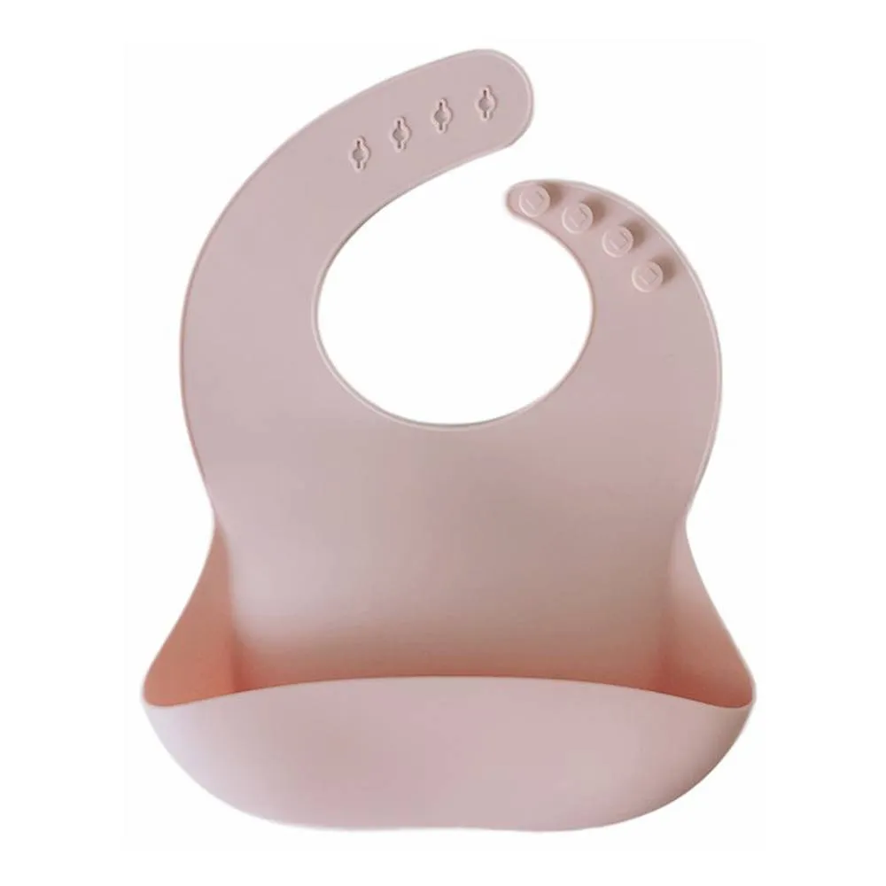 Silicone Waterproof Baby Bib — Cherry Blossom