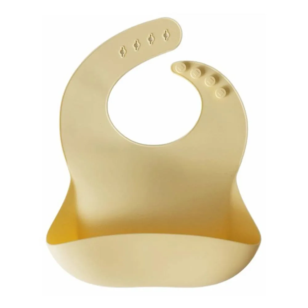 Silicone Waterproof Baby Bib — Daffodil