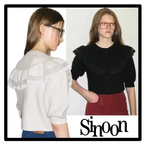 sinoon  |Casual Style Street Style Logo Cardigans