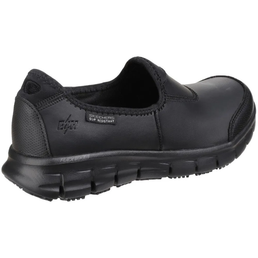 Skechers Womens/Ladies Sure Track Slip Resistant Slip on Work Safety Shoe