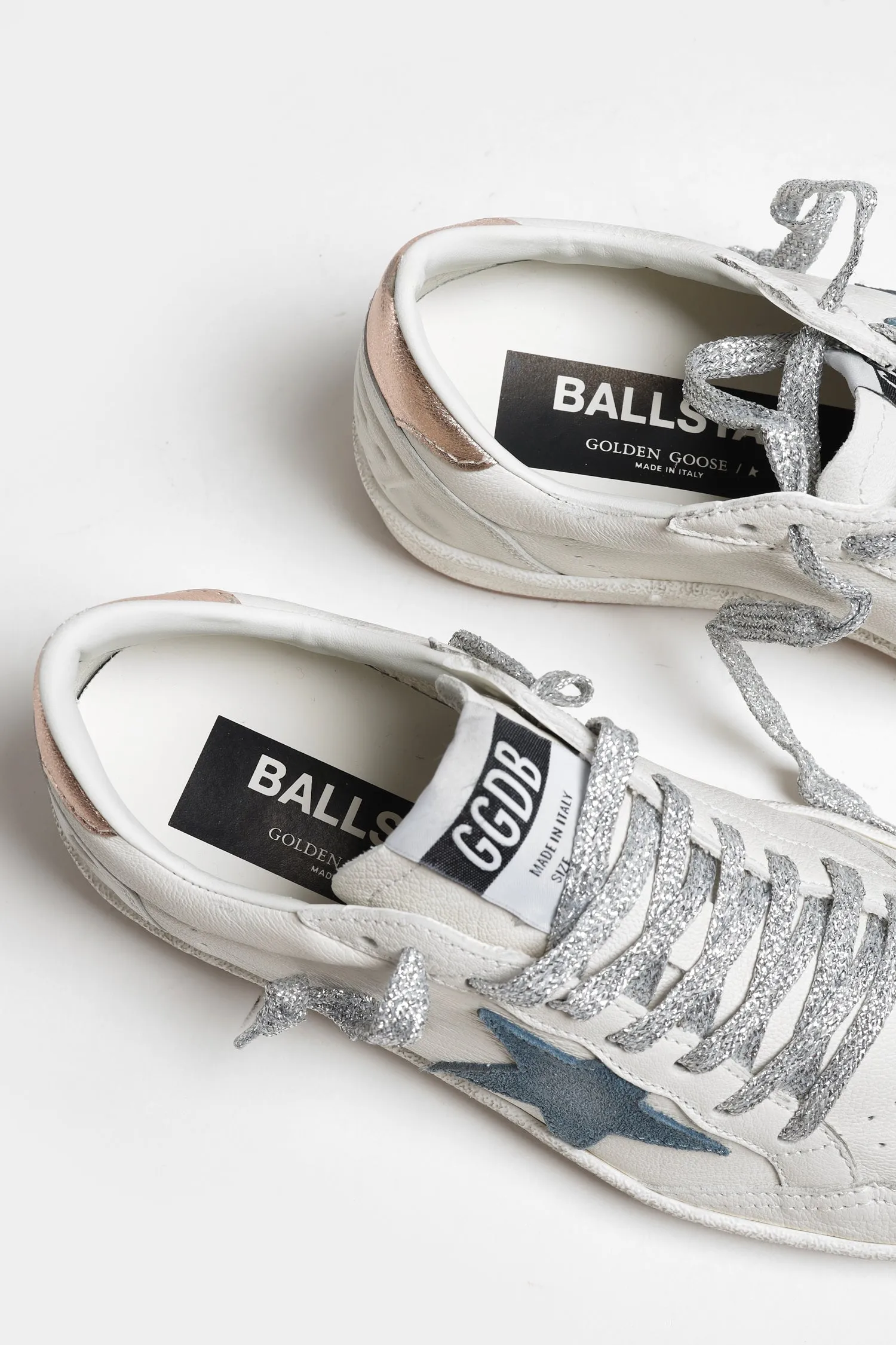 Sneaker Ball Star in Weiß/Smoke Blue/Peach