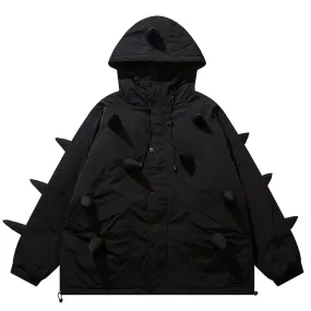 Snowboard Jacket with All Over Soft Spikes