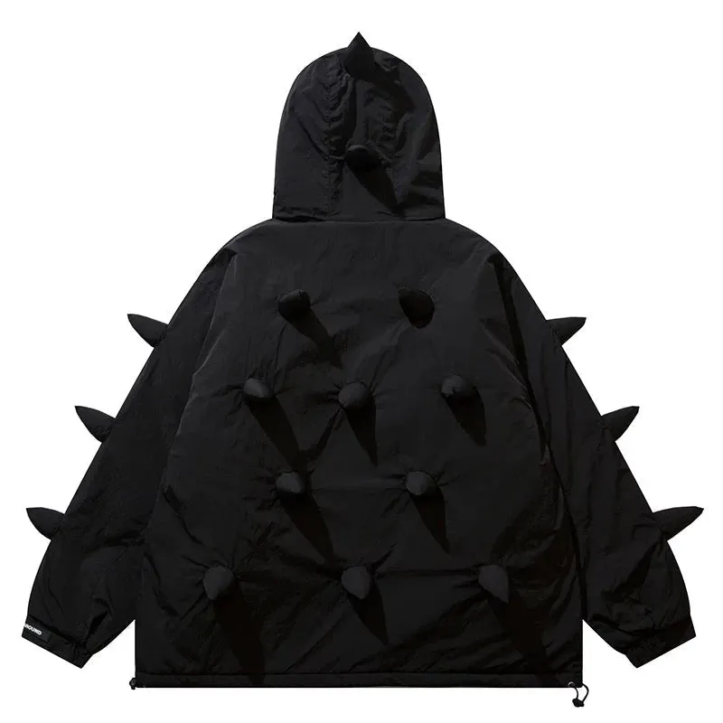 Snowboard Jacket with All Over Soft Spikes