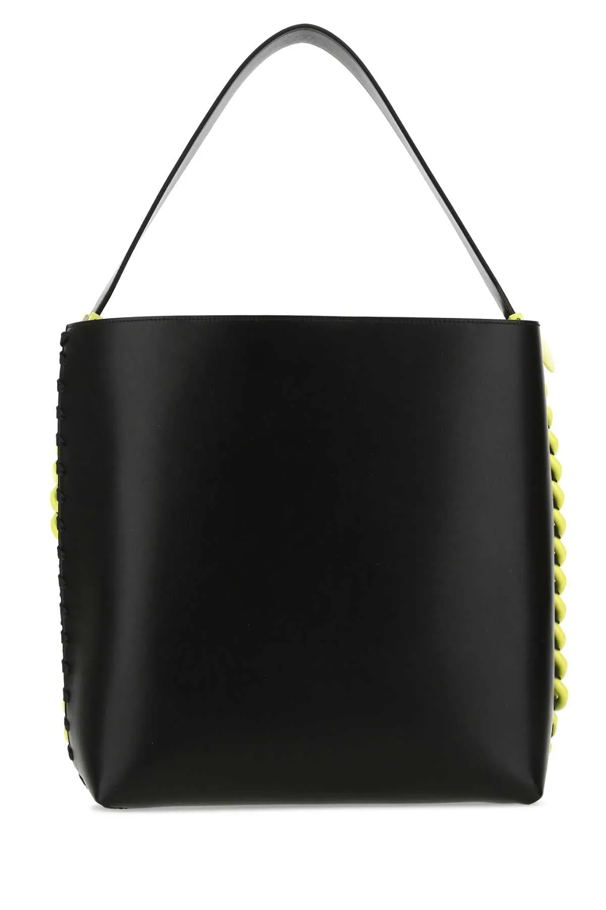 Stella McCartney Frayme Chain-Trimmed Top Handle Bag