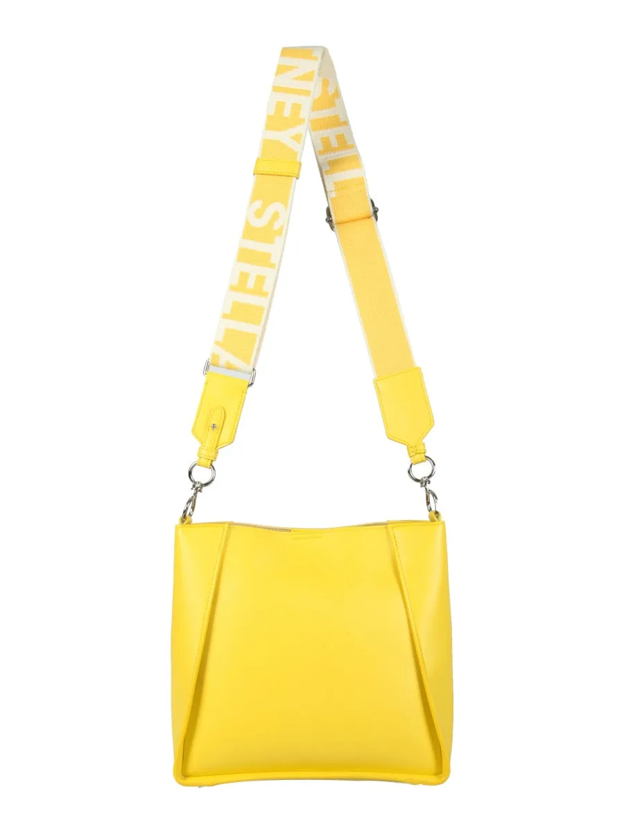 Stella McCartney Logo Detailed Strapped Shoulder Bag