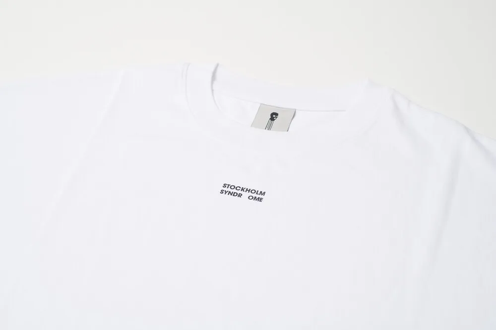 STOCKHOLM SYNDROME  |Crew Neck Unisex Street Style Plain Cotton Short Sleeves