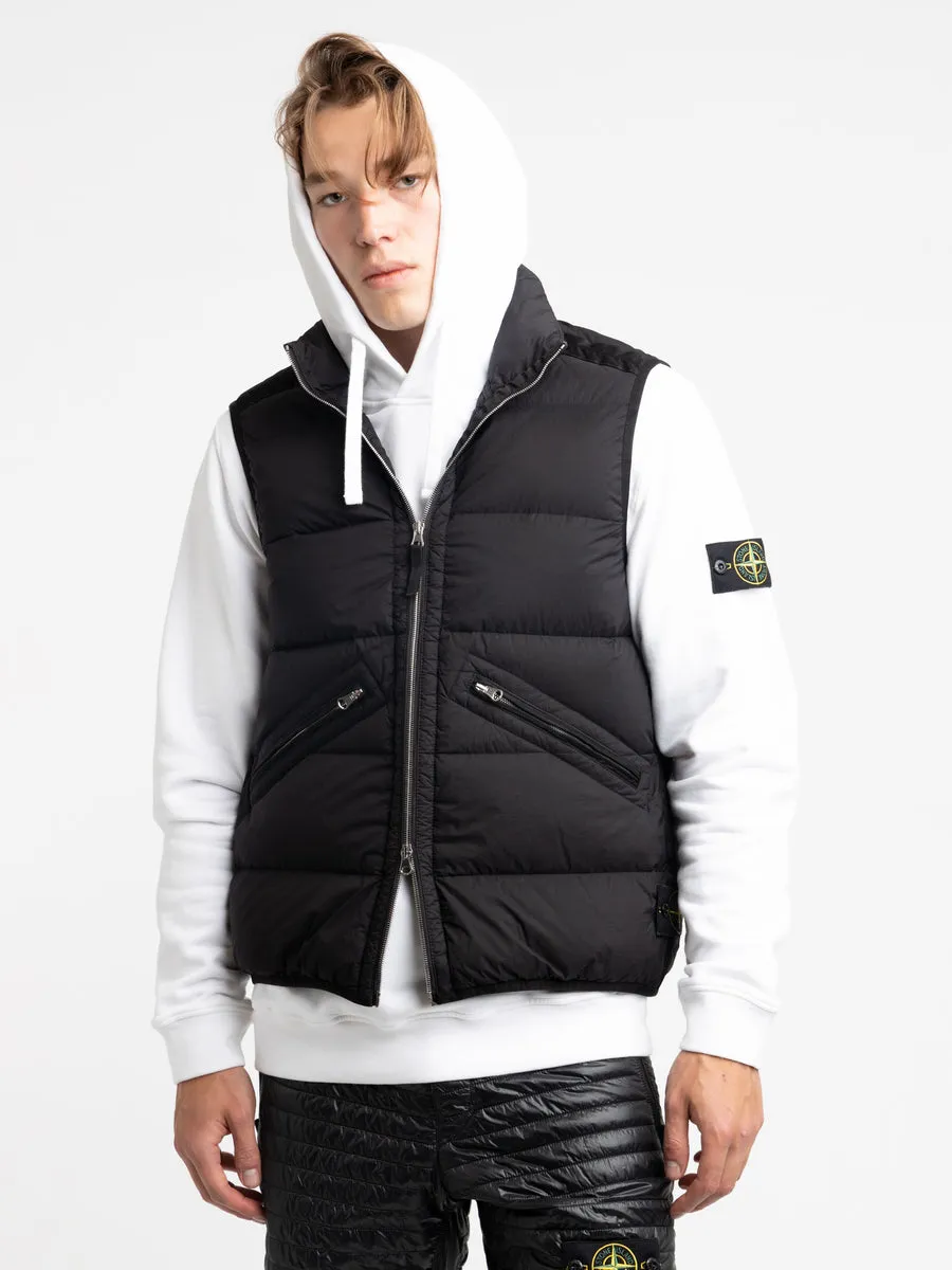 Stone Island Black Seamless Tunnel Nylon Down-TC Vest