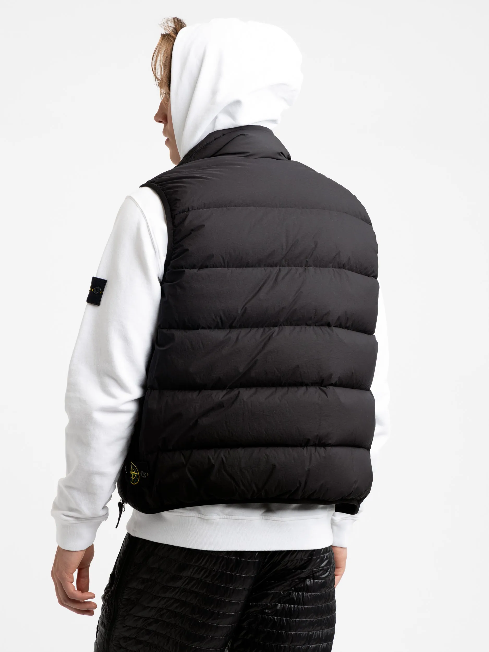 Stone Island Black Seamless Tunnel Nylon Down-TC Vest