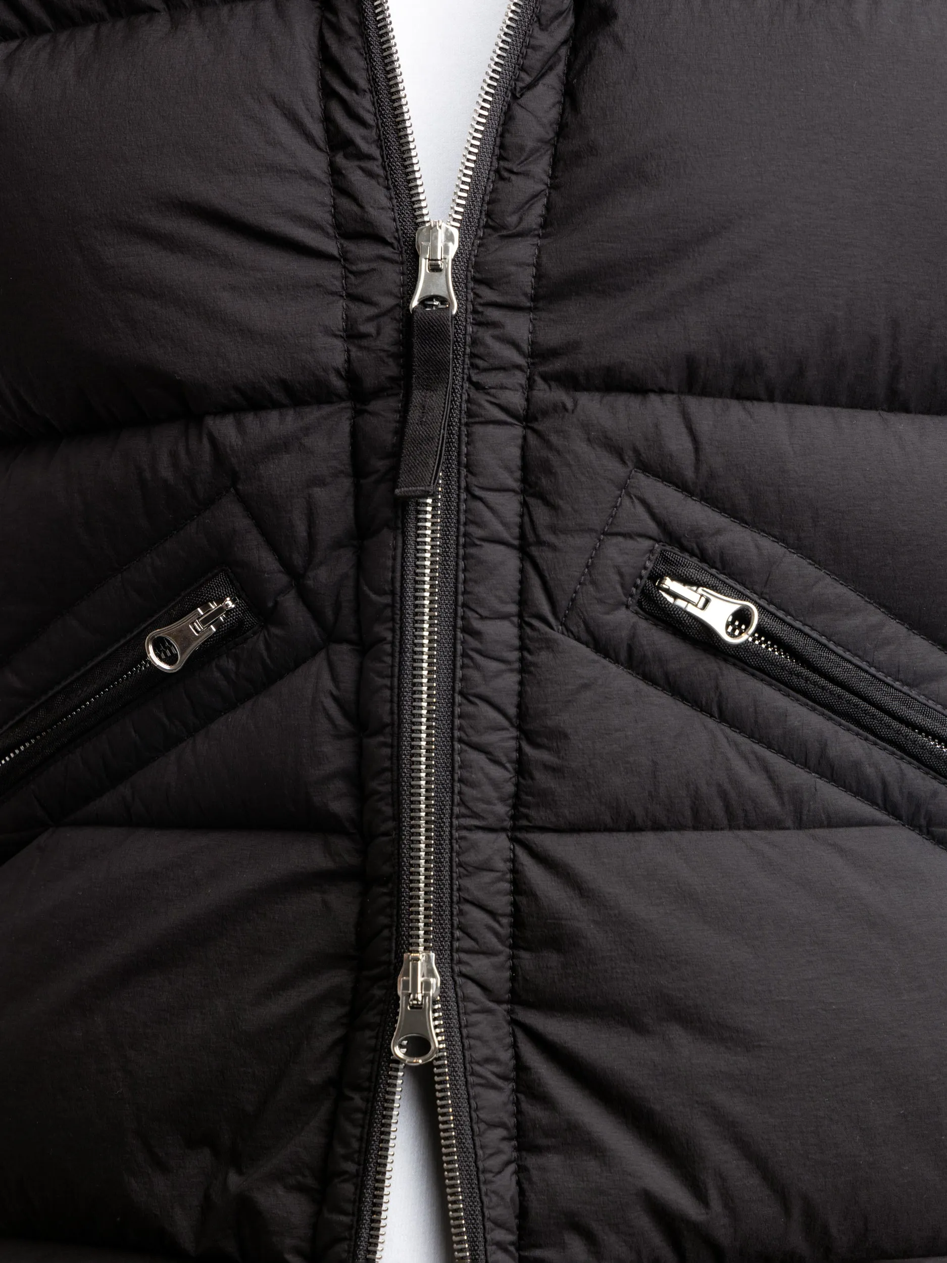 Stone Island Black Seamless Tunnel Nylon Down-TC Vest