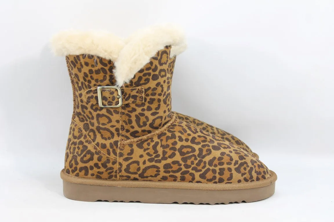 Style & Co. Tiny 2 Women's Leopard Boots 8M(ZAP18459)