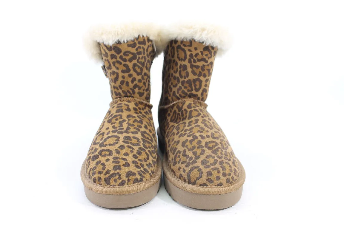 Style & Co. Tiny2 Women's Leopard Boots 6M(ZAP18630)