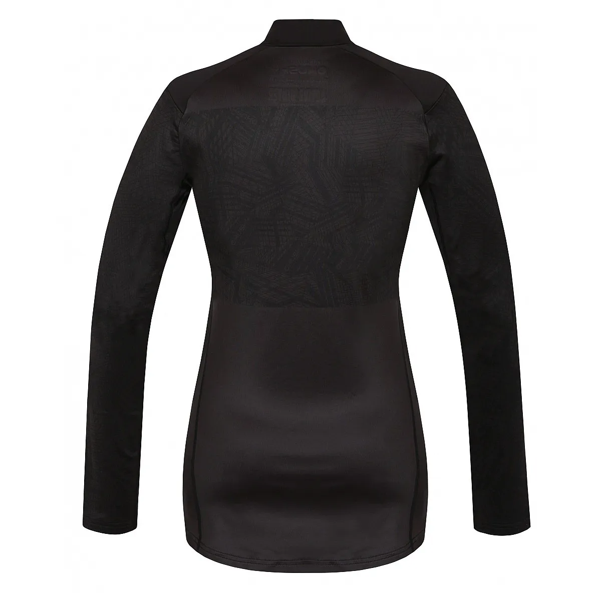 T-Shirt Husky Active Winter Zip LS - Black - women´s