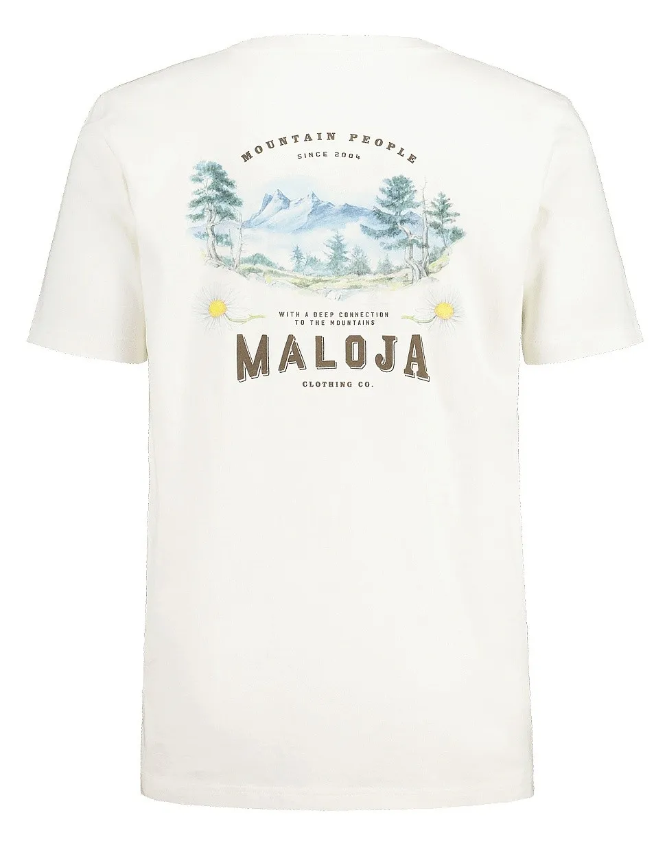 T-Shirt Maloja Brandhorn - Glacier Milk - men´s