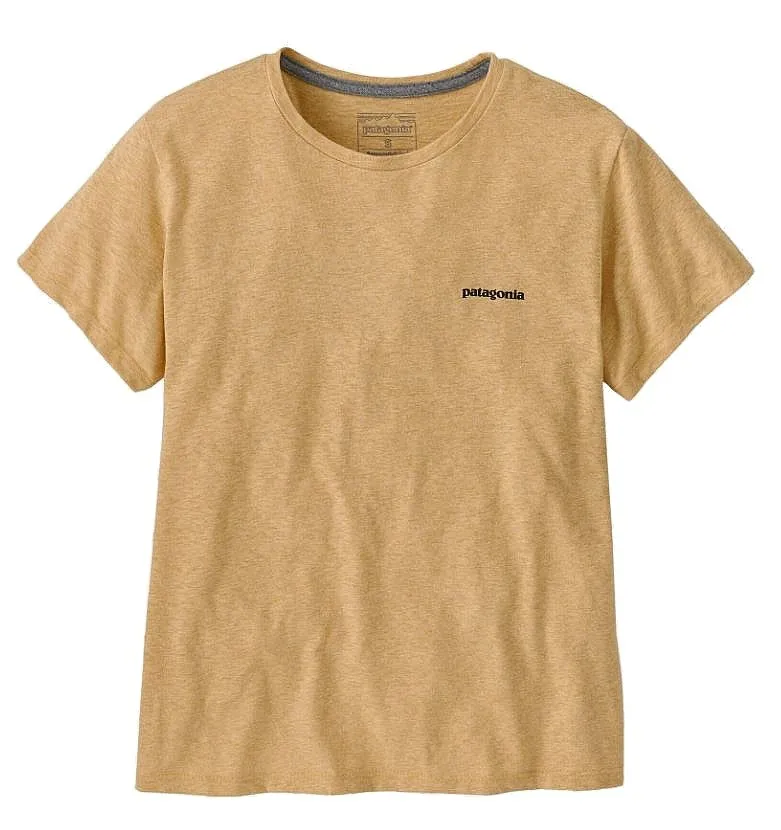 T-Shirt Patagonia P-6 Logo Responsibili - Beeswax Tan - women´s