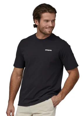 T-Shirt Patagonia P-6 Logo Responsibili - Black - men´s