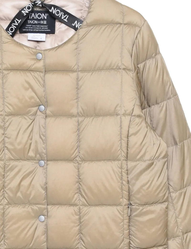 Taion Down Jacket Khaki