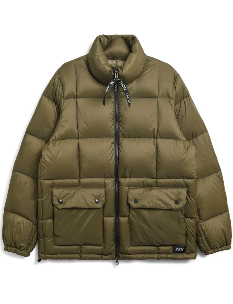 Taion Mountain Packable Down Jacket Olive