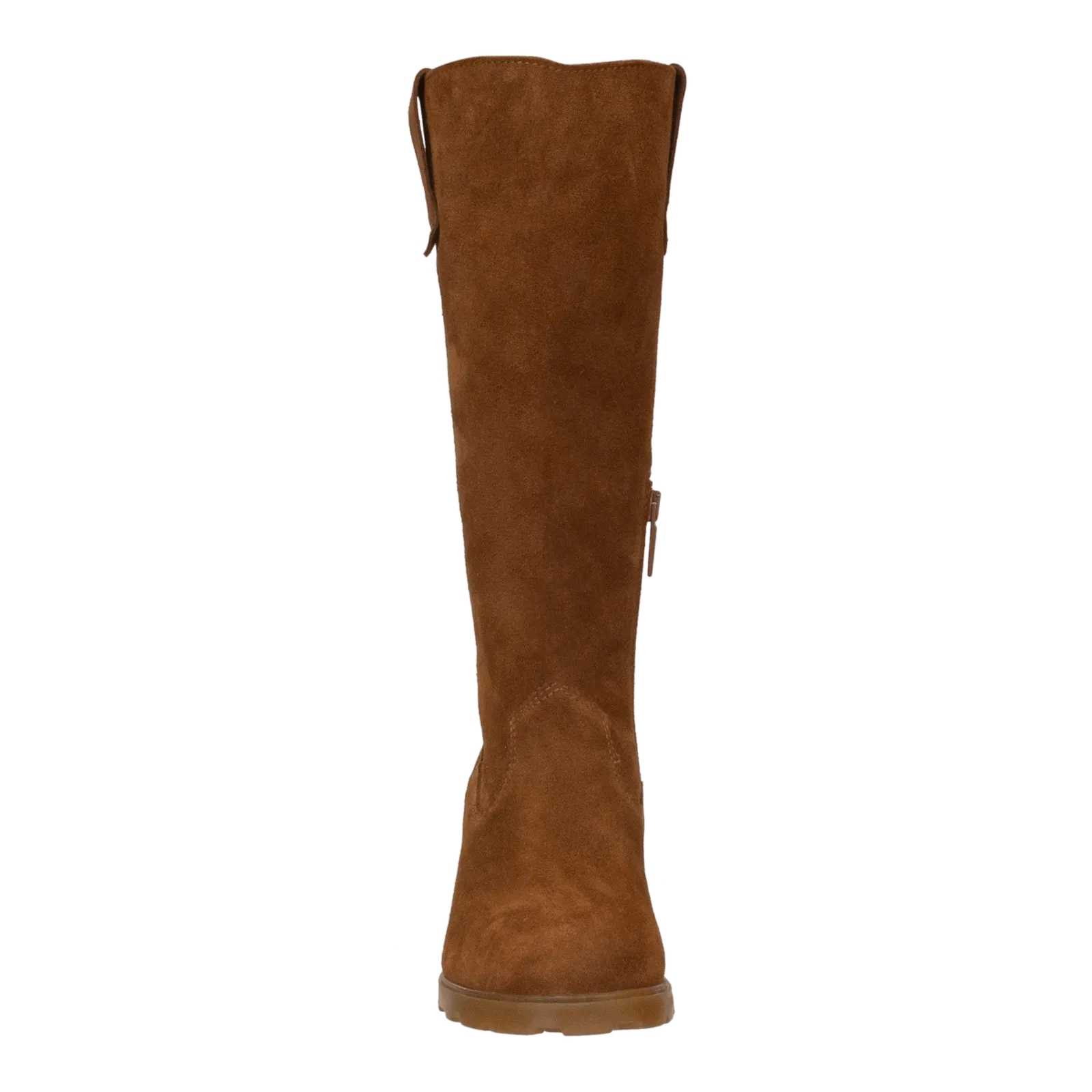 TALLOW in CAMEL Heeled Mid Shaft Boots