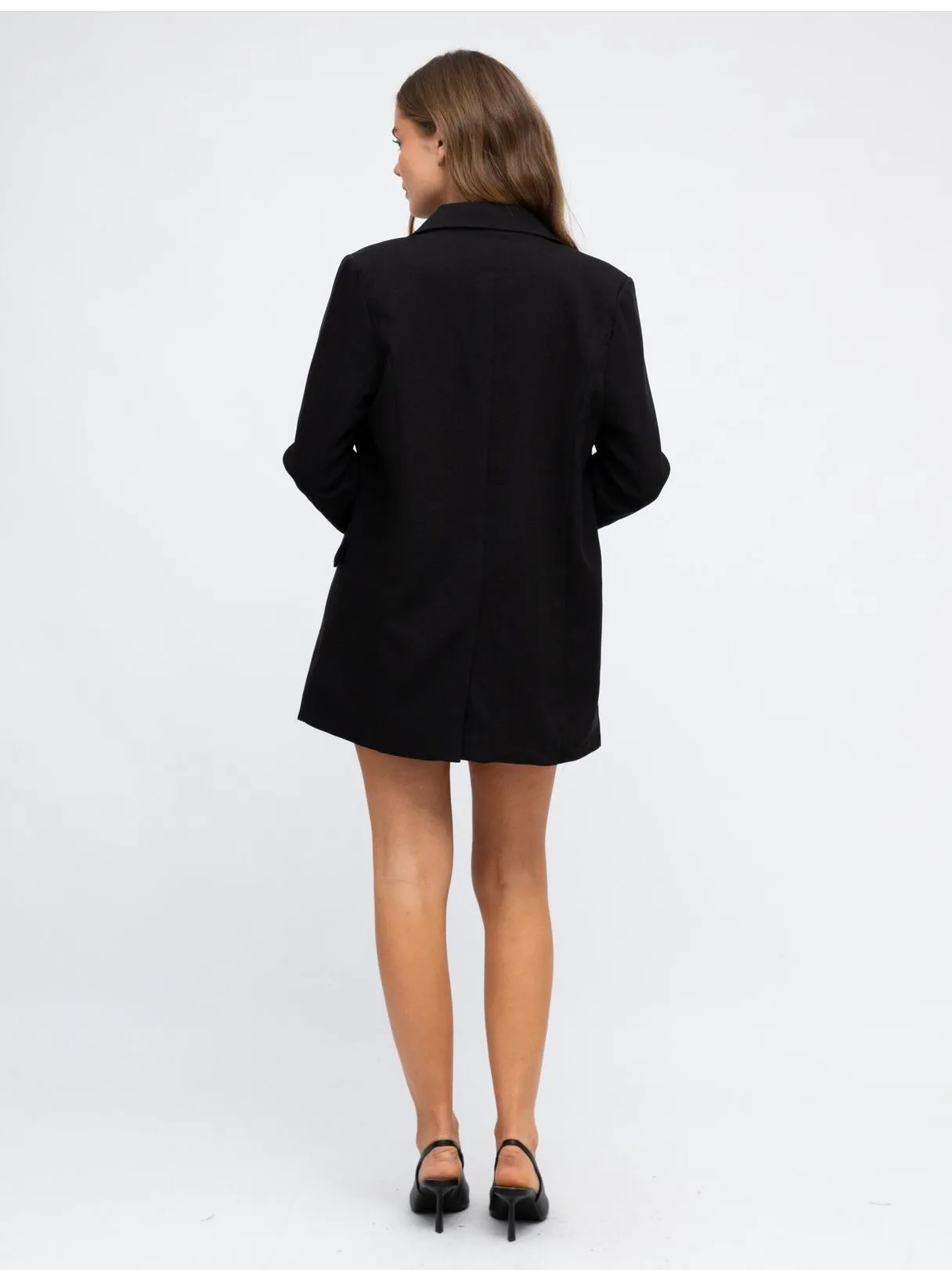 The Audrey Oversized Blazer - Black