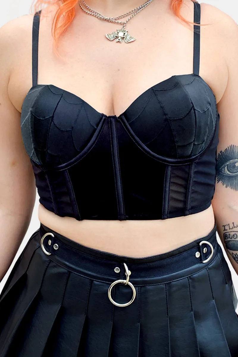 The Black Widow Corset Top