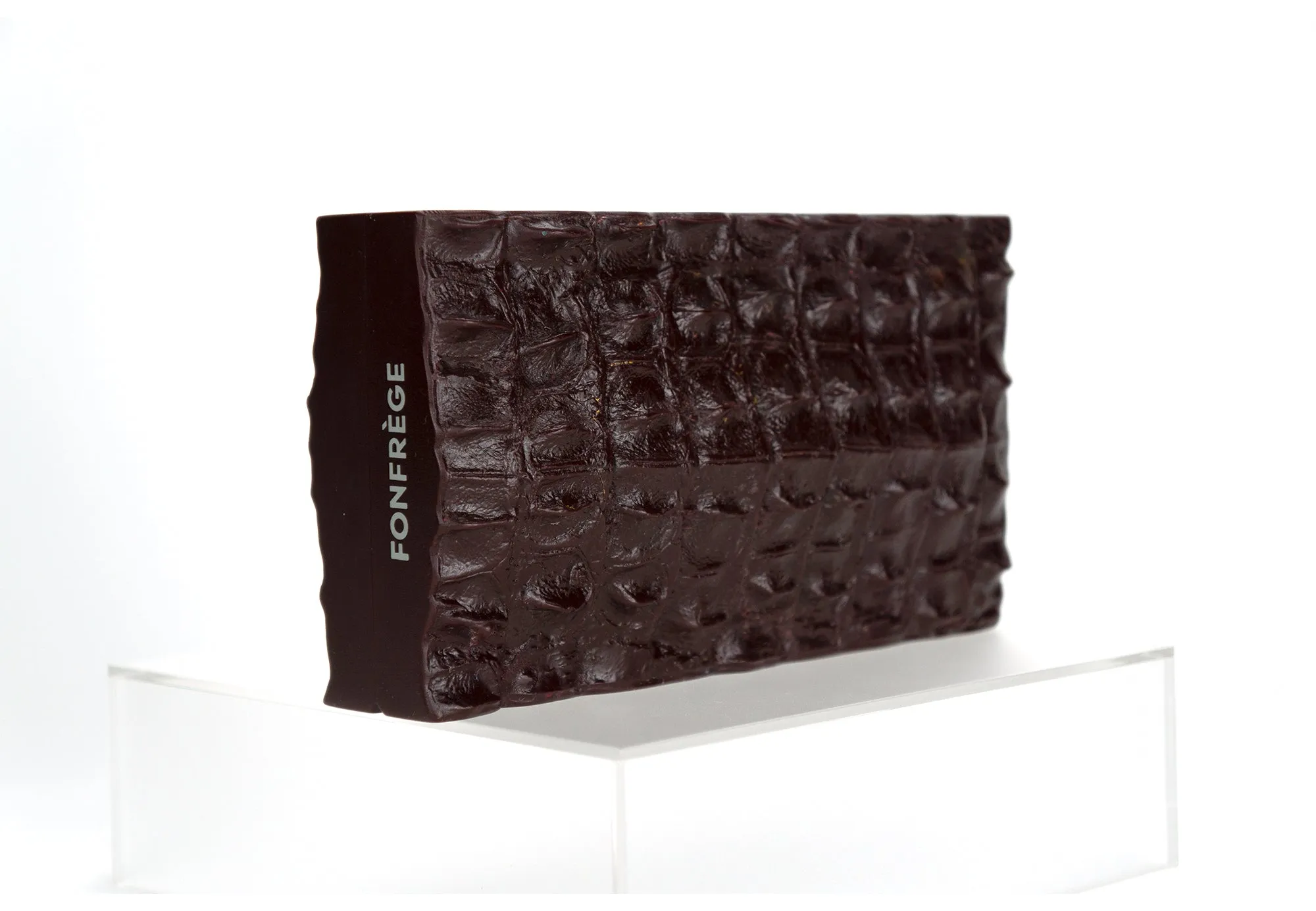 The Lagarto Crocodile Hard Clutch