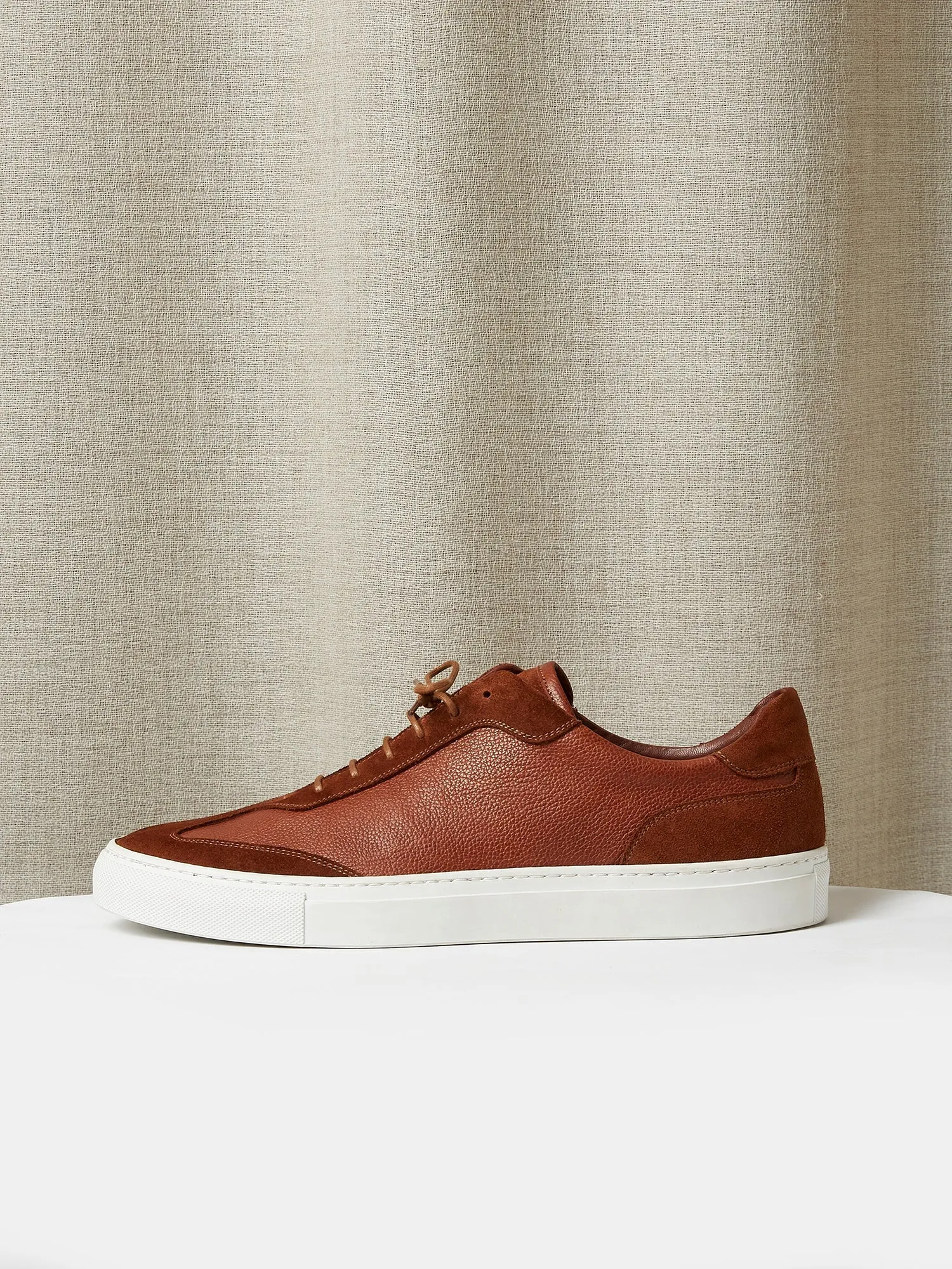 The Raf Sneaker in Tobacco Leather