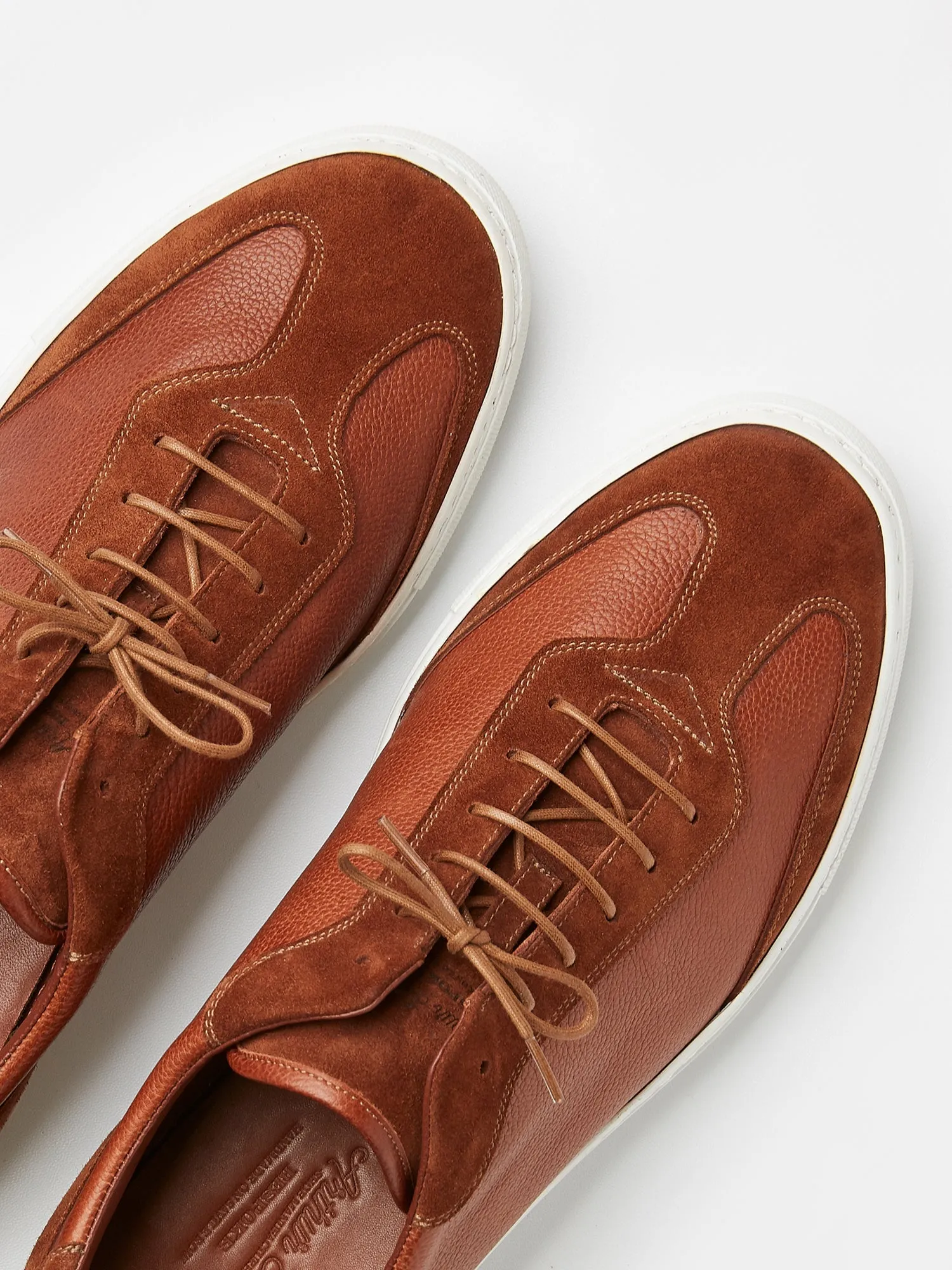 The Raf Sneaker in Tobacco Leather