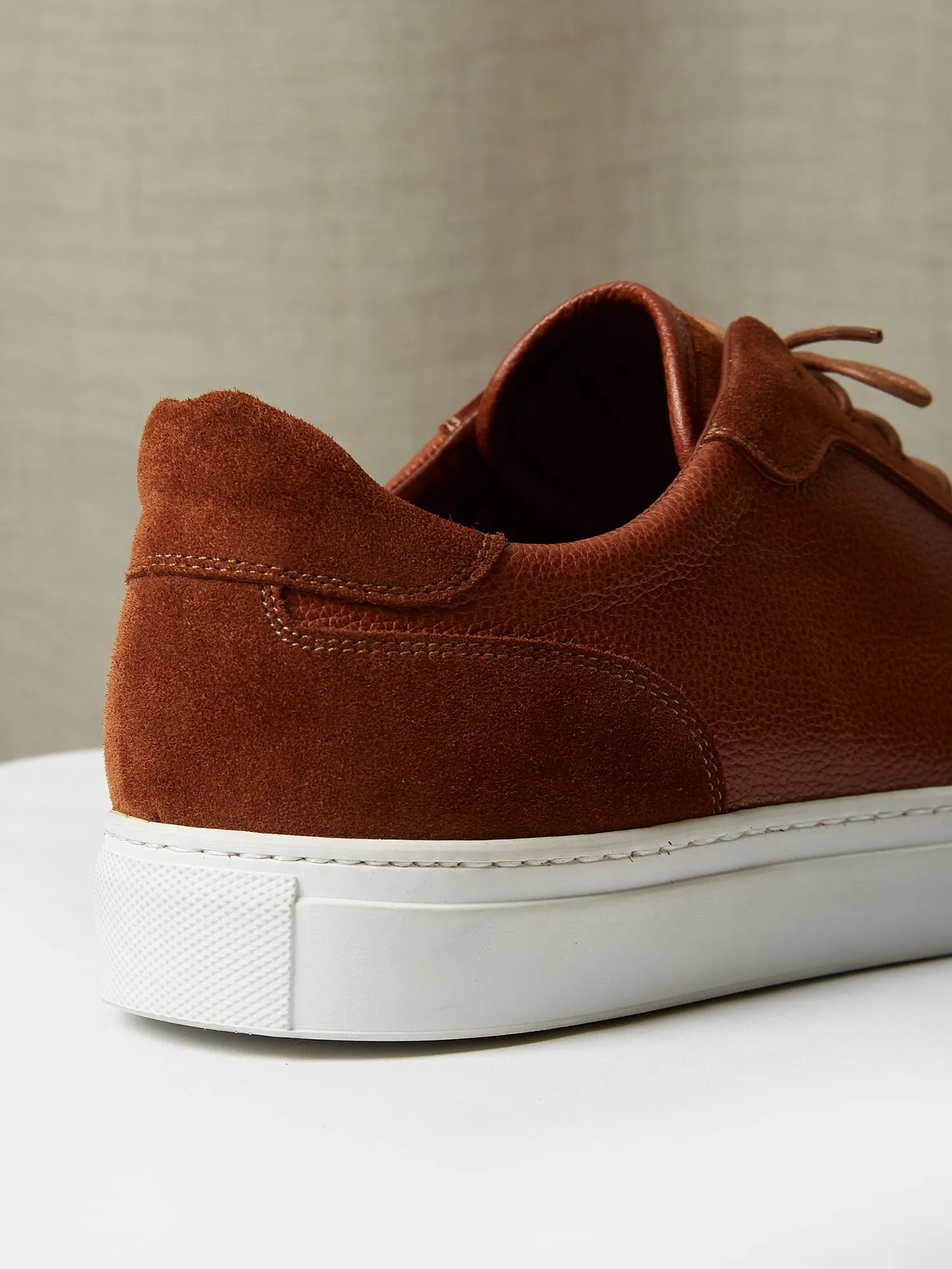 The Raf Sneaker in Tobacco Leather