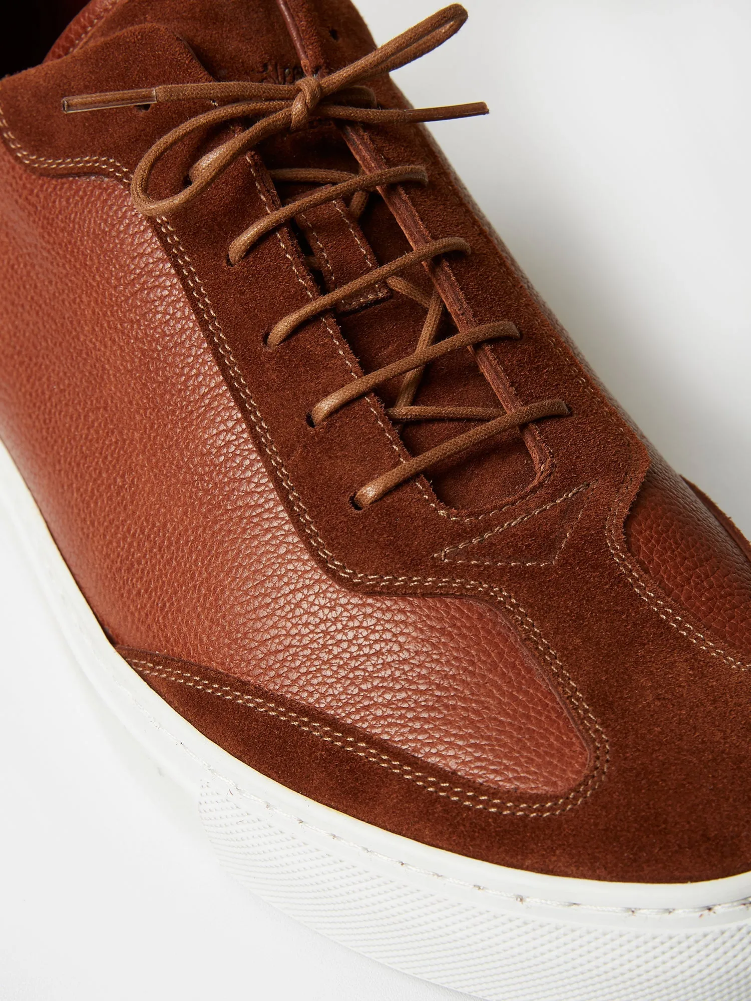 The Raf Sneaker in Tobacco Leather