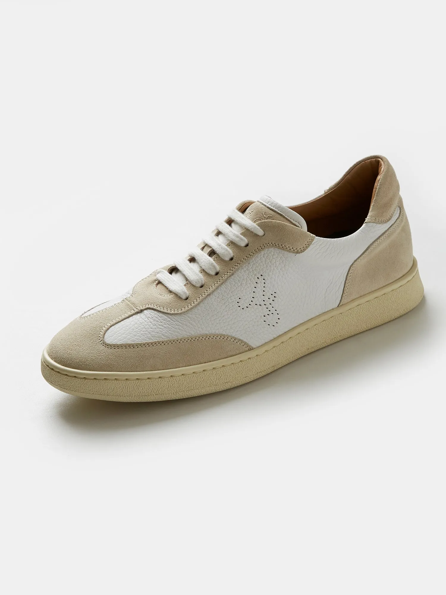 The Raf Sneaker in White Leather