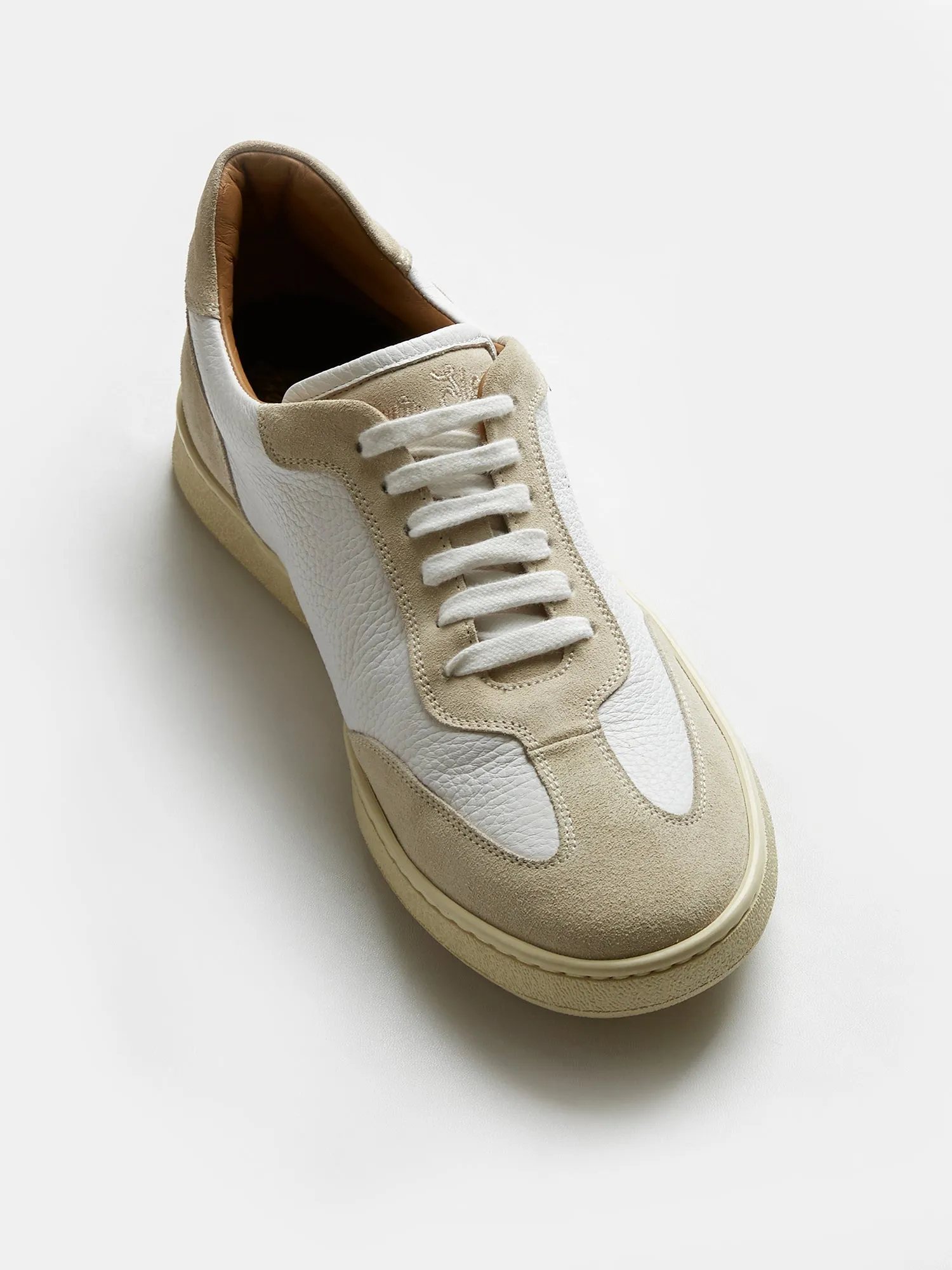 The Raf Sneaker in White Leather